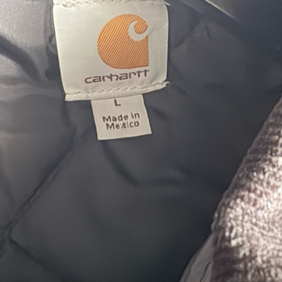 Men’s Black C03 Arctic Quilt Lined Traditional Duck Coat  Sz L - Picture 10 of 16